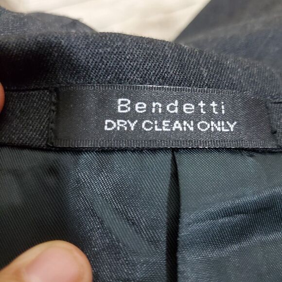 Bendetti Charcoal Blazer Size 44L 100% Virgin Wool NWT - Picture 6 of 11